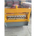 Roof and wall panel tile roll forming machine